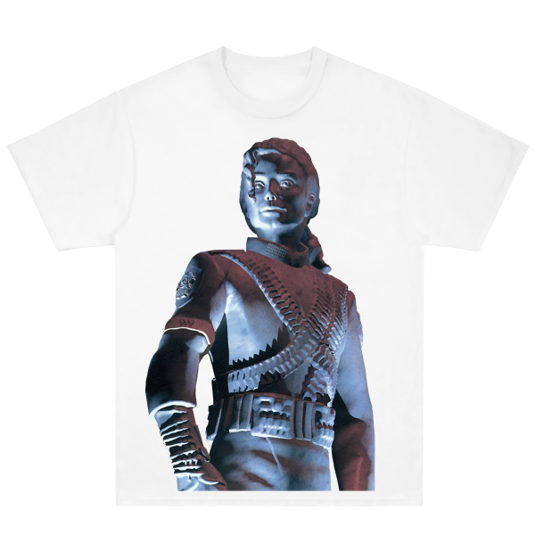 MICHAEL JACKSON HISTORY WORLD TOUR WHITE TEE