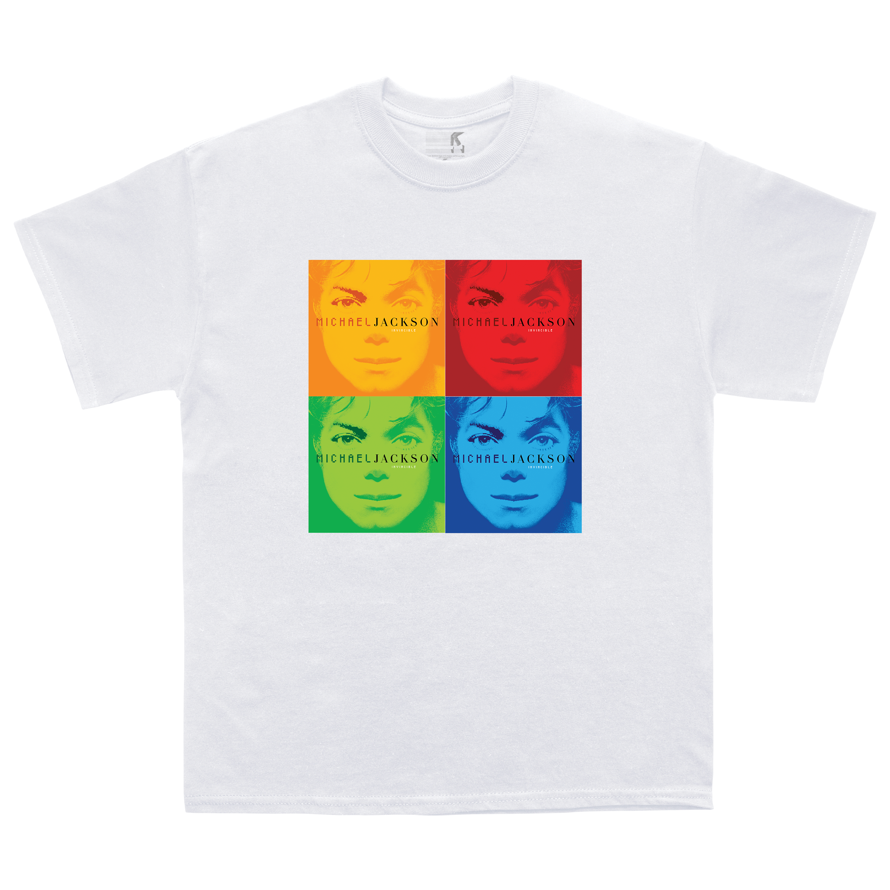 Invincible Quad Album T-Shirt – Michael Jackson