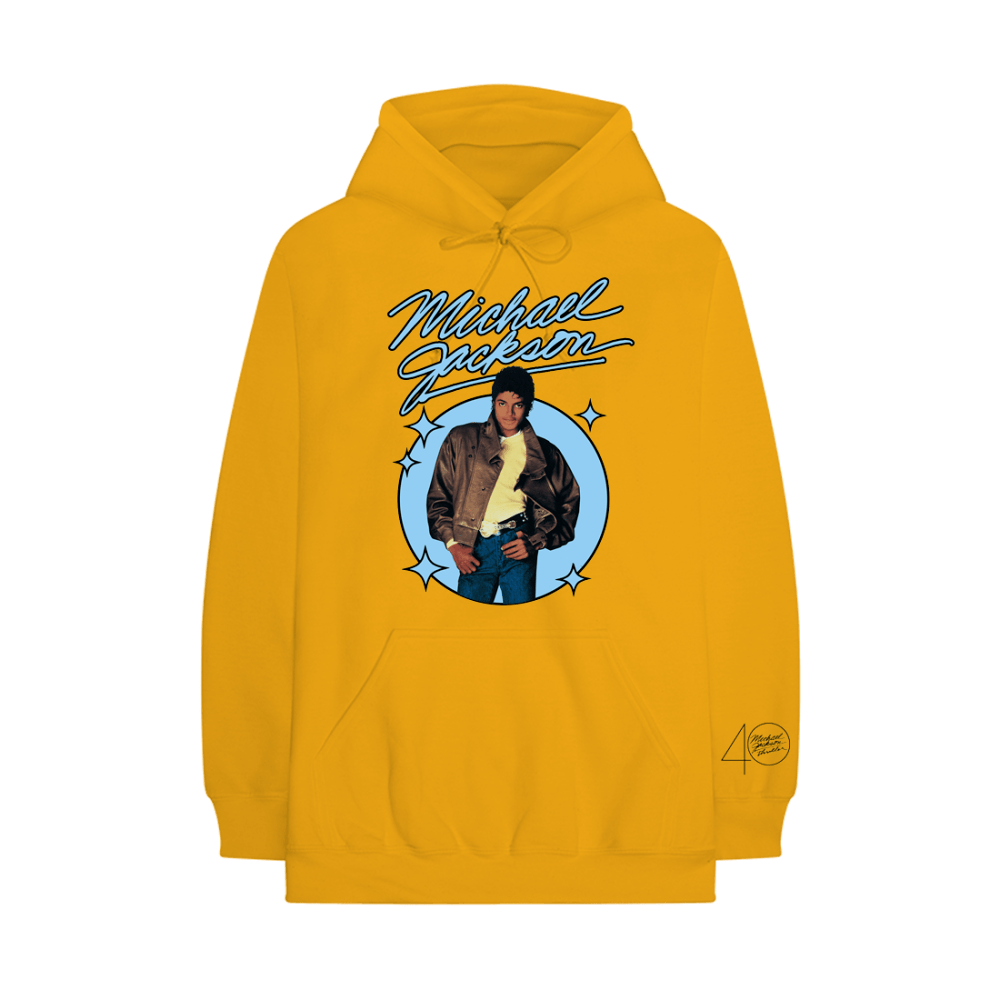 Thriller 40 Vintage Photo Gold Hoodie