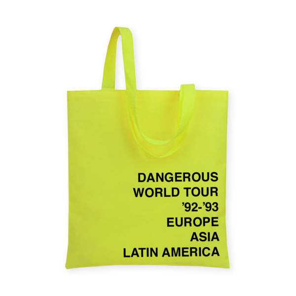 Michael Jackson Dangerous Green Tote Bag