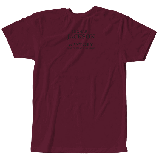 HIStory 25 Maroon Tee