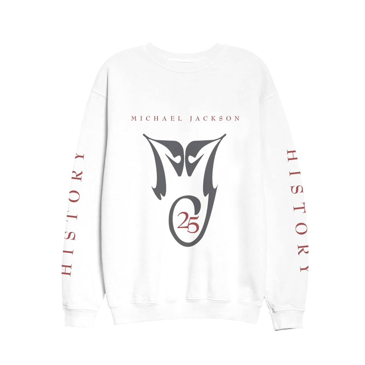 HIStory 25 White Crewneck