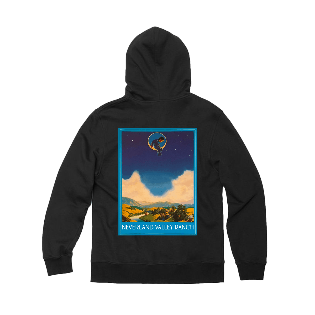 Neverland Valley Ranch Black Pullover Hoodie
