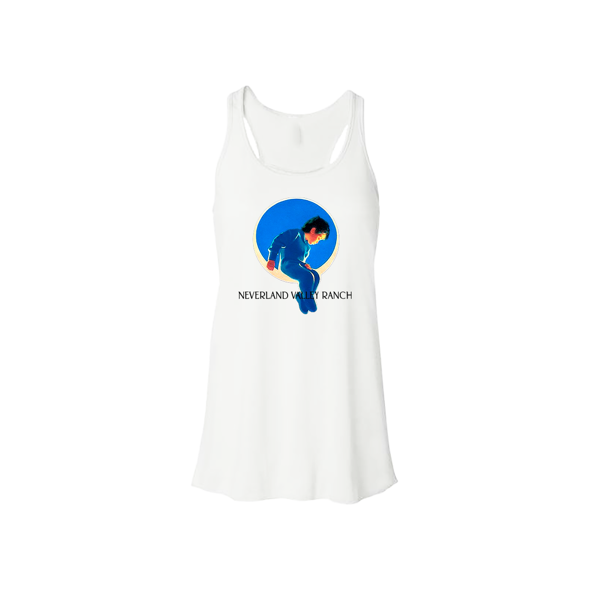 Neverland Valley Ranch White Flowy Tank