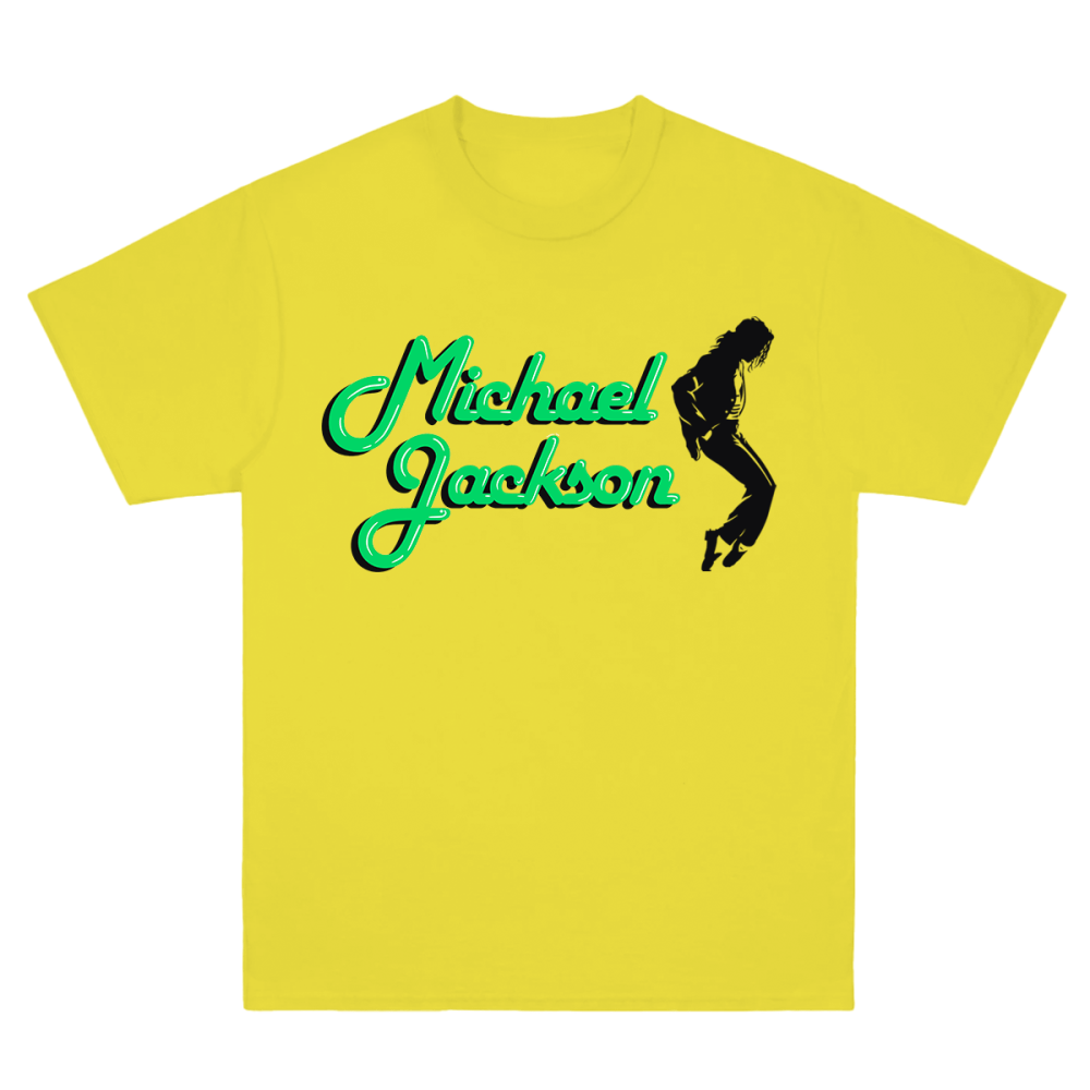 Michael Jackson Pose Yellow Tee