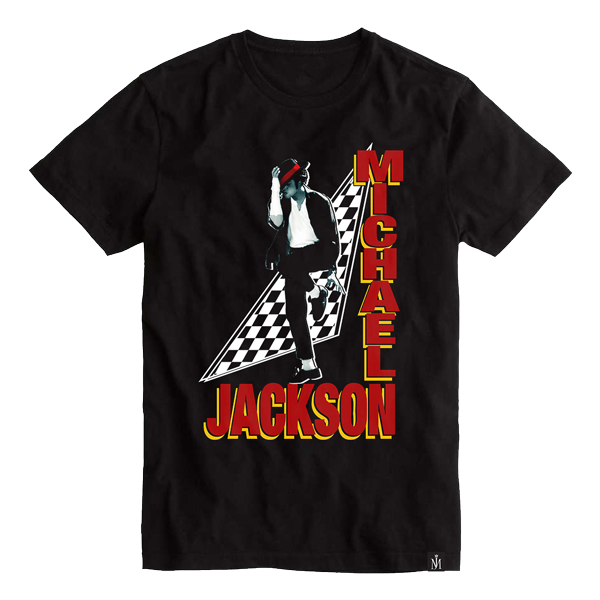 Stacked Photo Black Tee