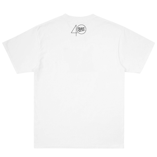 Thriller 40 Vintage Photo White Tee
