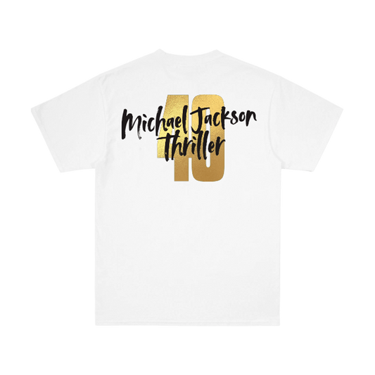 Thriller 40 White Tee
