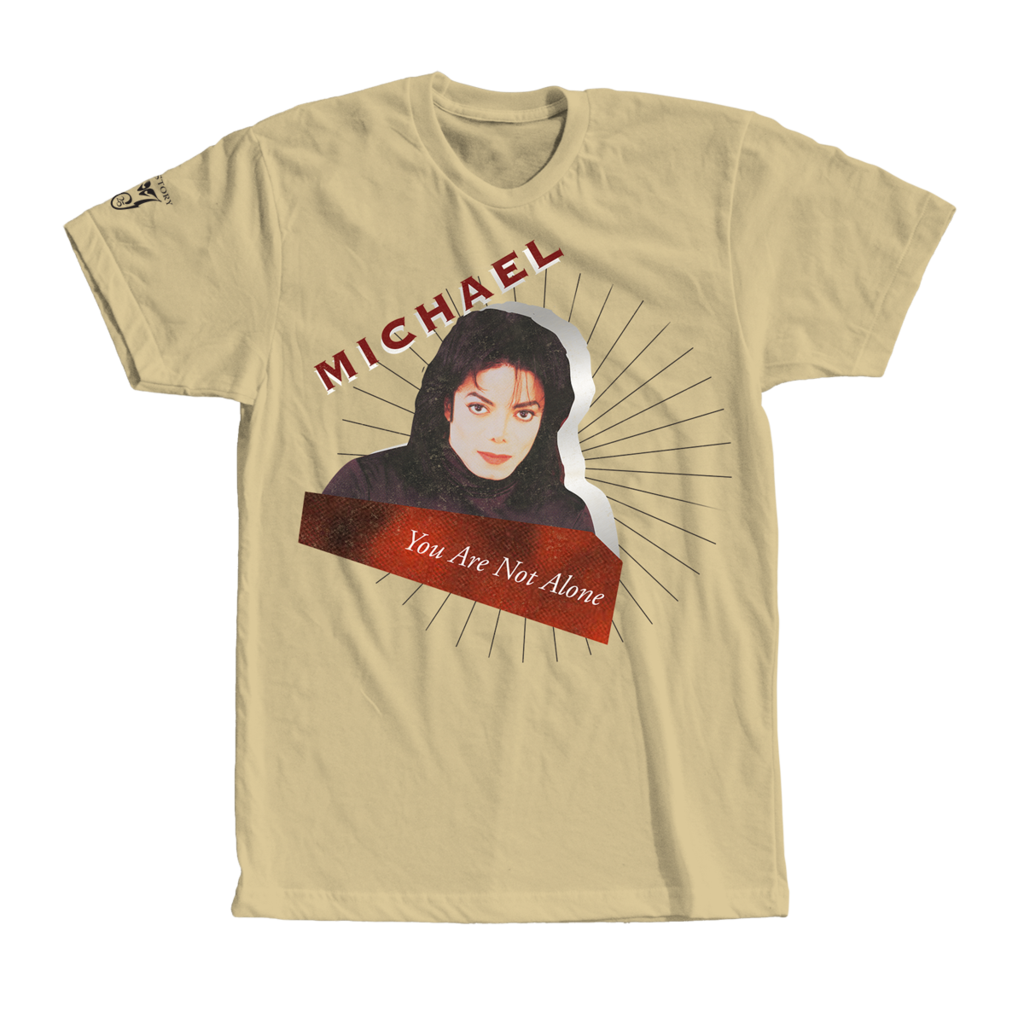 You Are Not Alone Tan Tee
