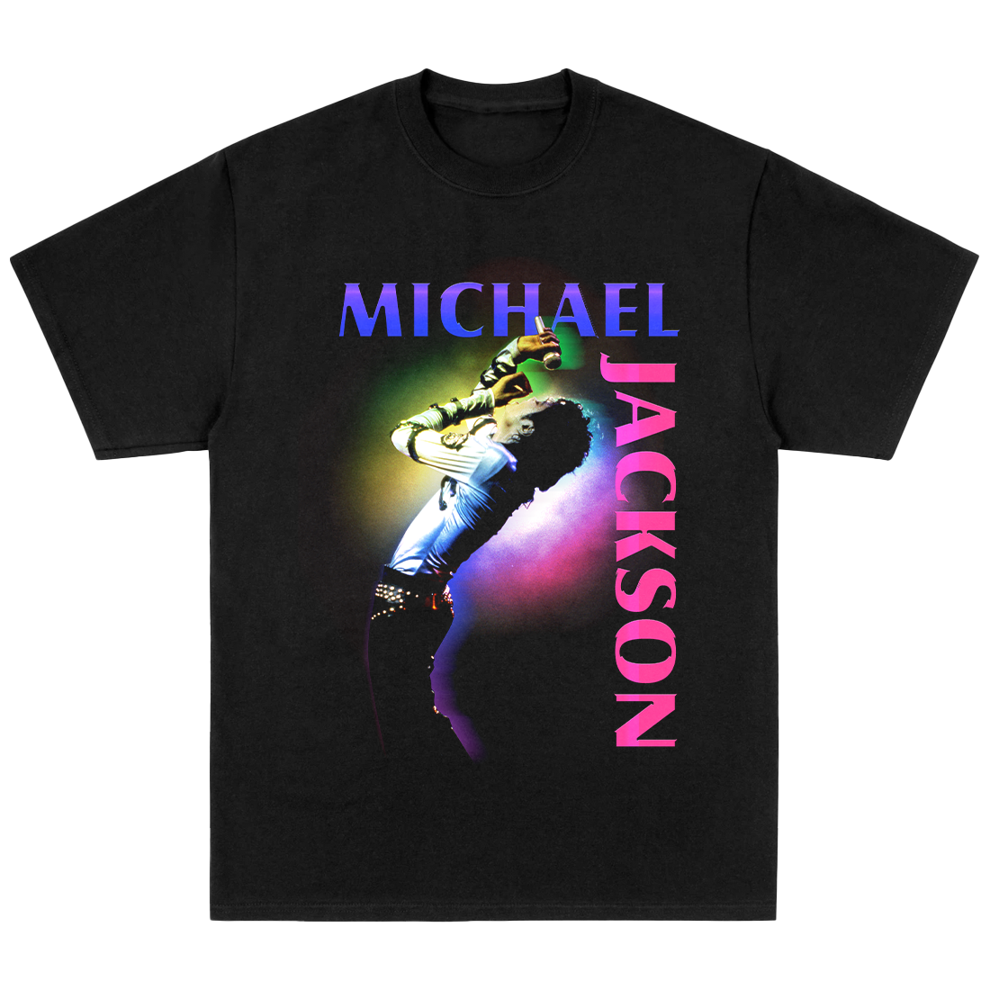Michael Jackson Colour Spotlight Black Tee