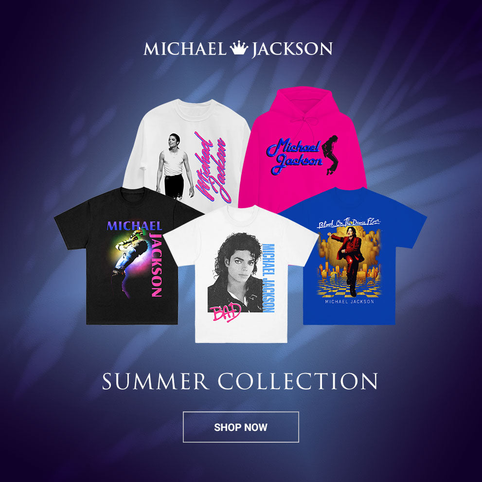 Michael Jackson summer collection banner 2023