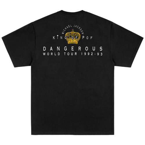【レア】マイケルジャクソン ツアー Tシャツ | DANGEROUS ツアー MICHAEL JACKSON DANGEROUS WORLD TOUR BLACK TEE – Michael Jackson