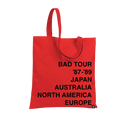 Michael Jackson Bad Red Tote Bag