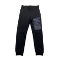 Cut & Sew Black Sweatpants