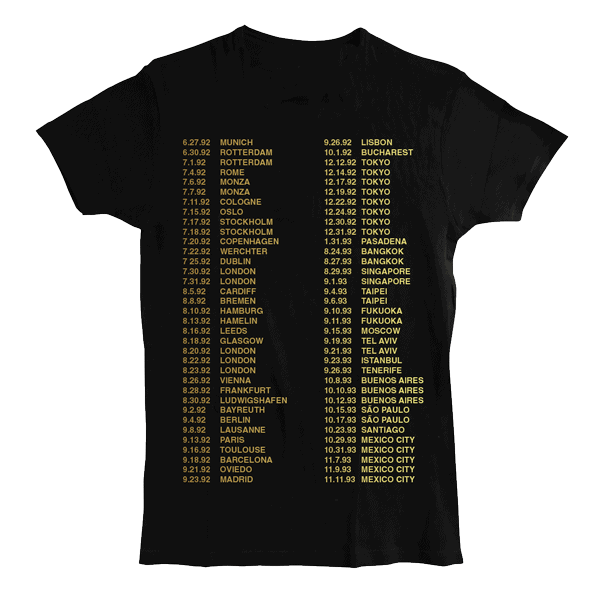 Dangerous Yellow Tour Tee