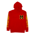 Michael Jackson Embroidered Red Hoodie