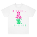 Michael Jackson Glow Photo White Tee