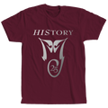 HIStory 25 Maroon Tee