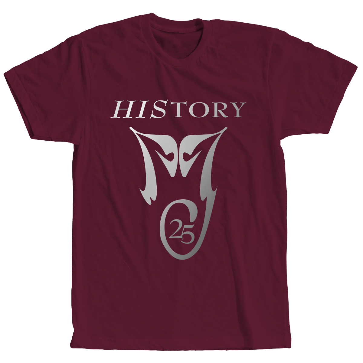 HIStory 25 Maroon Tee
