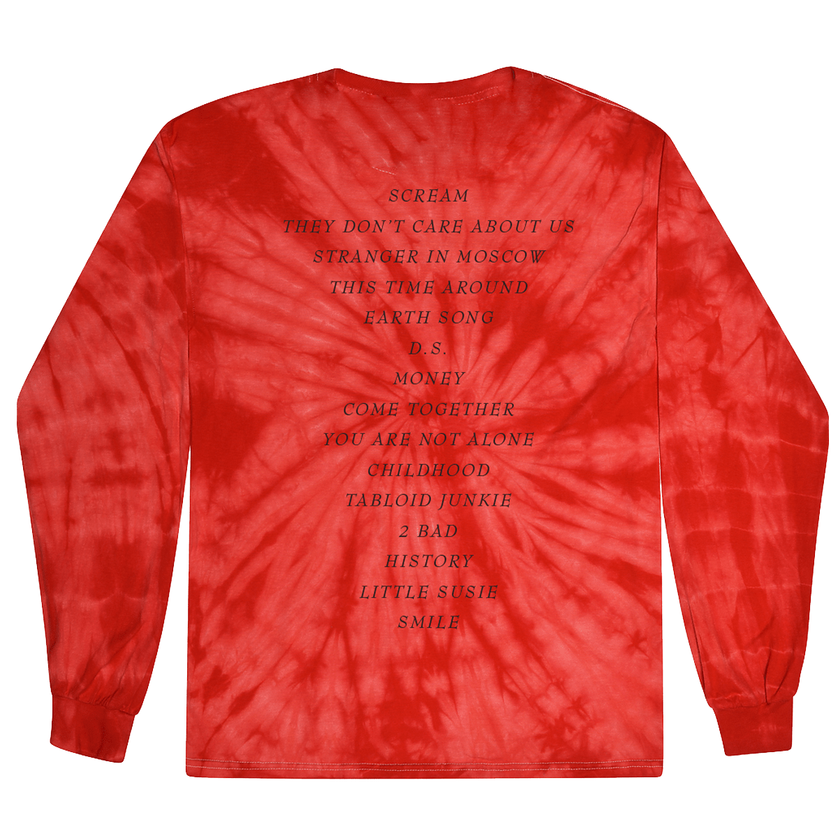 HIStory 25 TieDye Long-Sleeve Tee