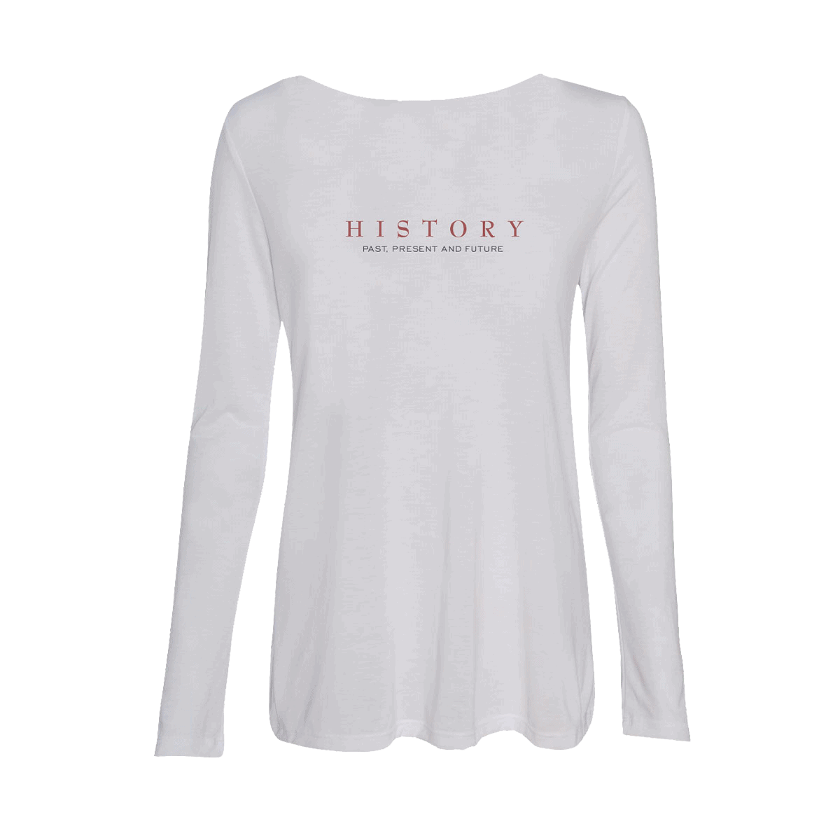 HIStory 25 Women's White Long-Sleeve Tee