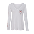 HIStory 25 Women's White Long-Sleeve Tee