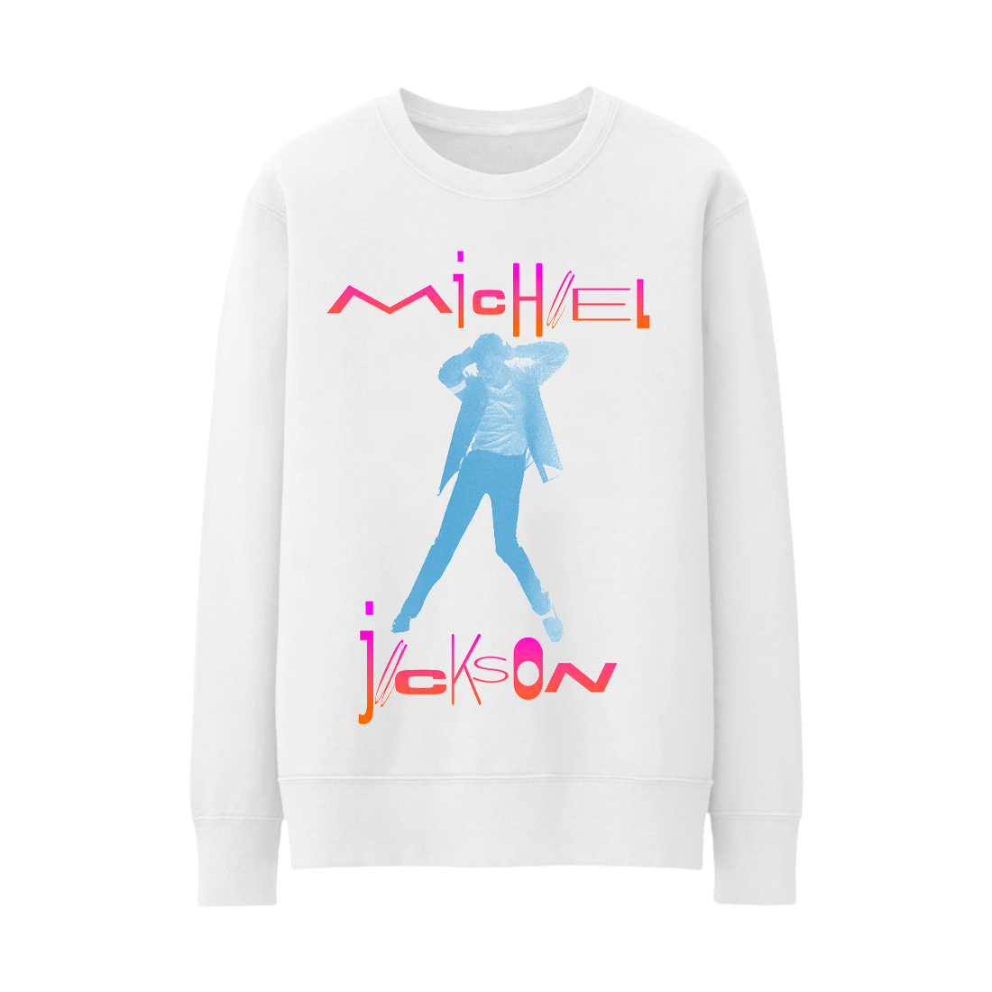 Michael Jackson White Crewneck