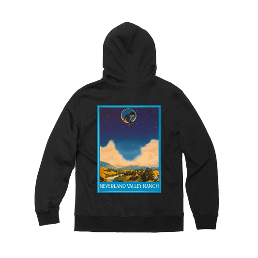Neverland Valley Ranch Black Pullover Hoodie