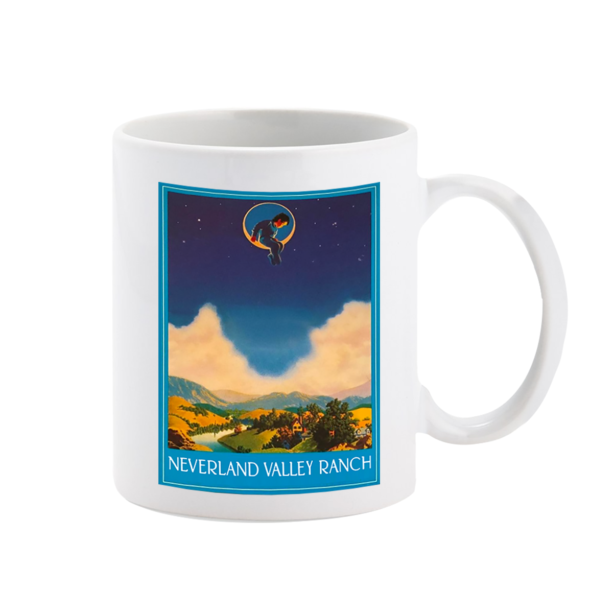 Neverland Valley Ranch White Mug
