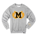 Michael Jackson Patch M Grey Crewneck Sweatshirt
