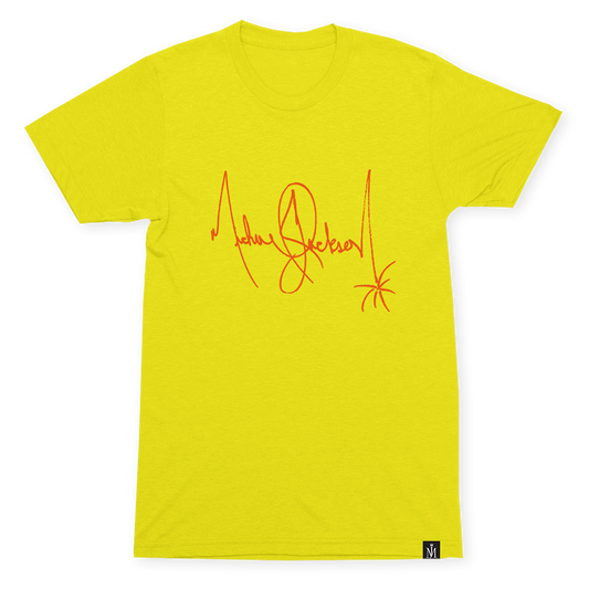 Michael Jackson Signature Yellow Tee