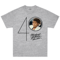 Thriller 40 Logo Photo Grey Tee