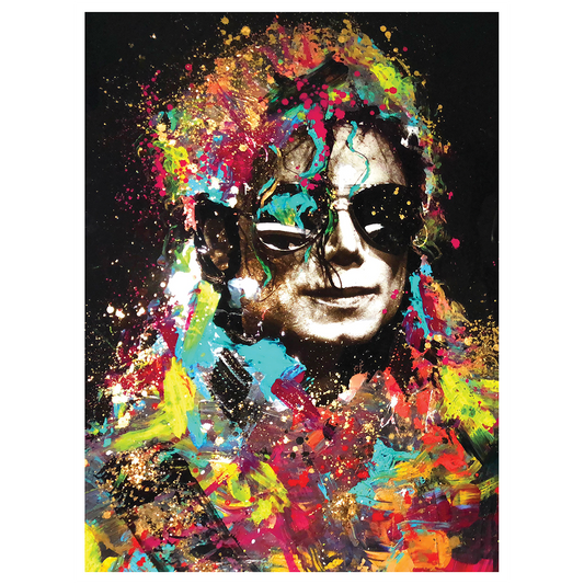 Michael Jackson Paint Splash Poster